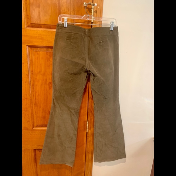 Vintage Y2K Unique Green pants Flare Pants sz 7 junior vintage 1900s boho - Picture 3 of 8